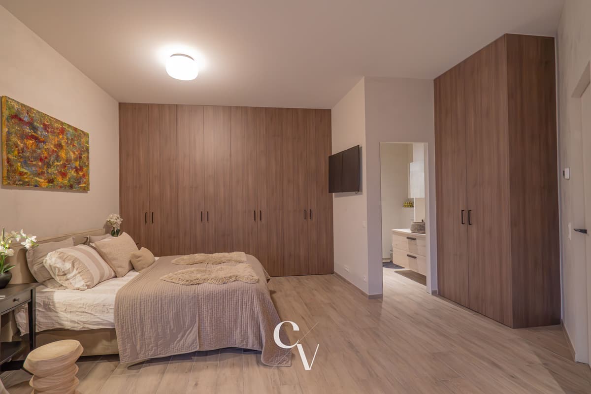 Slaapkamer 1 penthouse Zeebrugge