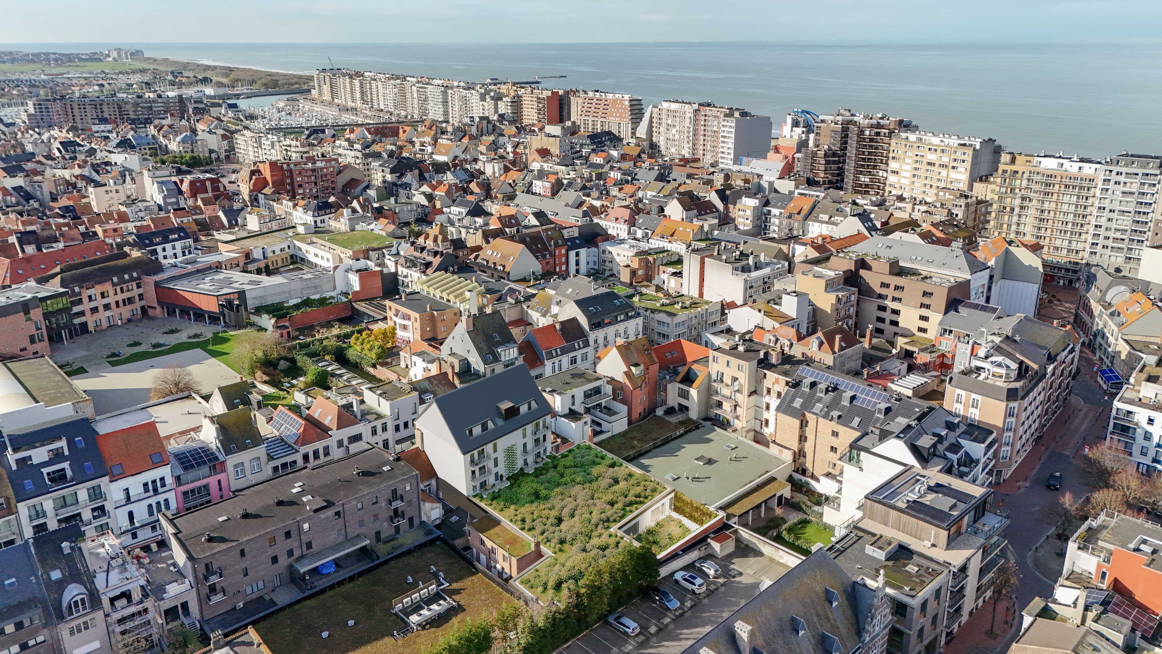 Prachtige penhouse met unieke uitzichten in Blankenberge